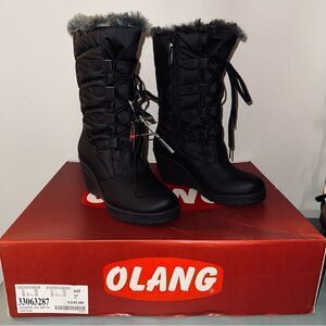 Womens Olang‎ Winter Ski Boots with reversible cletes.. size 6.5 37 NIB